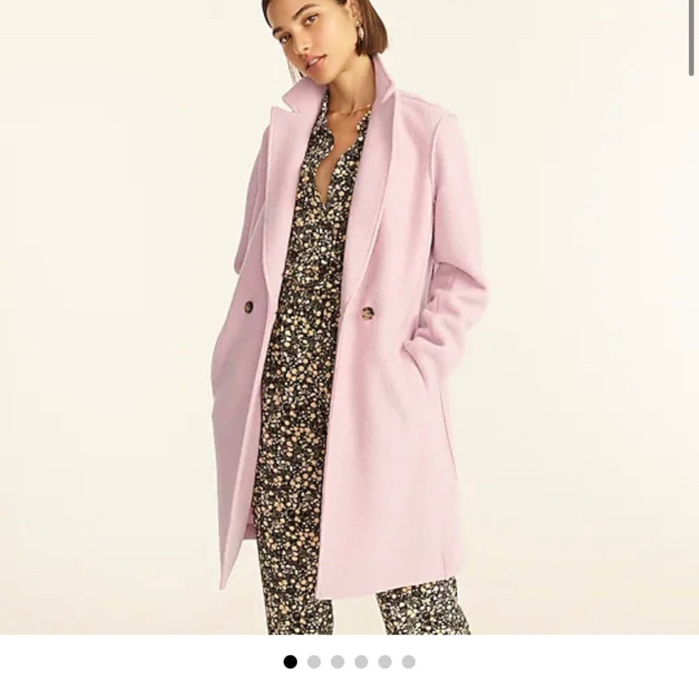 BNWT  Daphne Boiled Wool Coat Lavender Field color